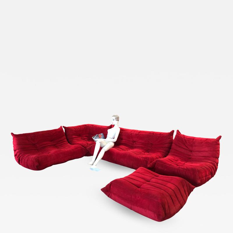 Michel Ducaroy Togo Living Room Set by Michel Ducaroy for Ligne Roset 1970s