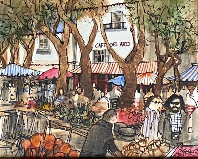 Michel Guy Nochet Cafe Life Saint Tropez 