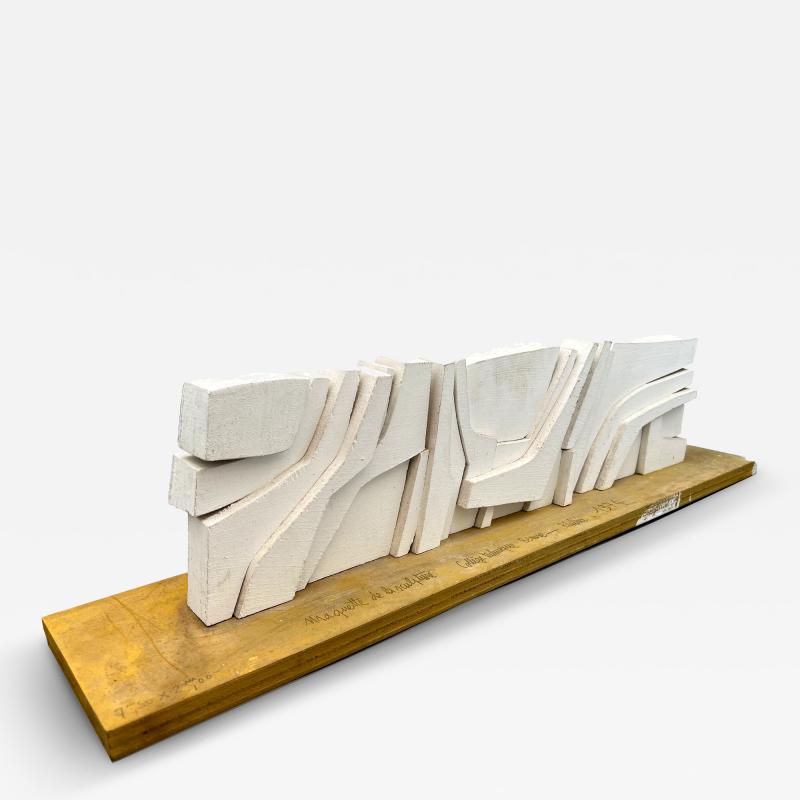Michel Lucotte Scale model for a monumental work by Michel Lucotte France 1974