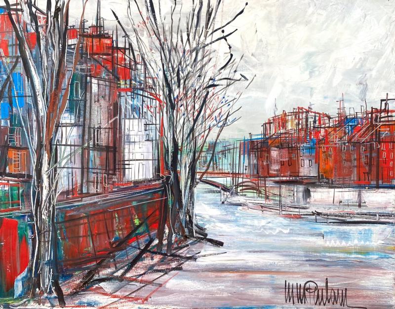 Michel Marie Poulain Paris La Seine 