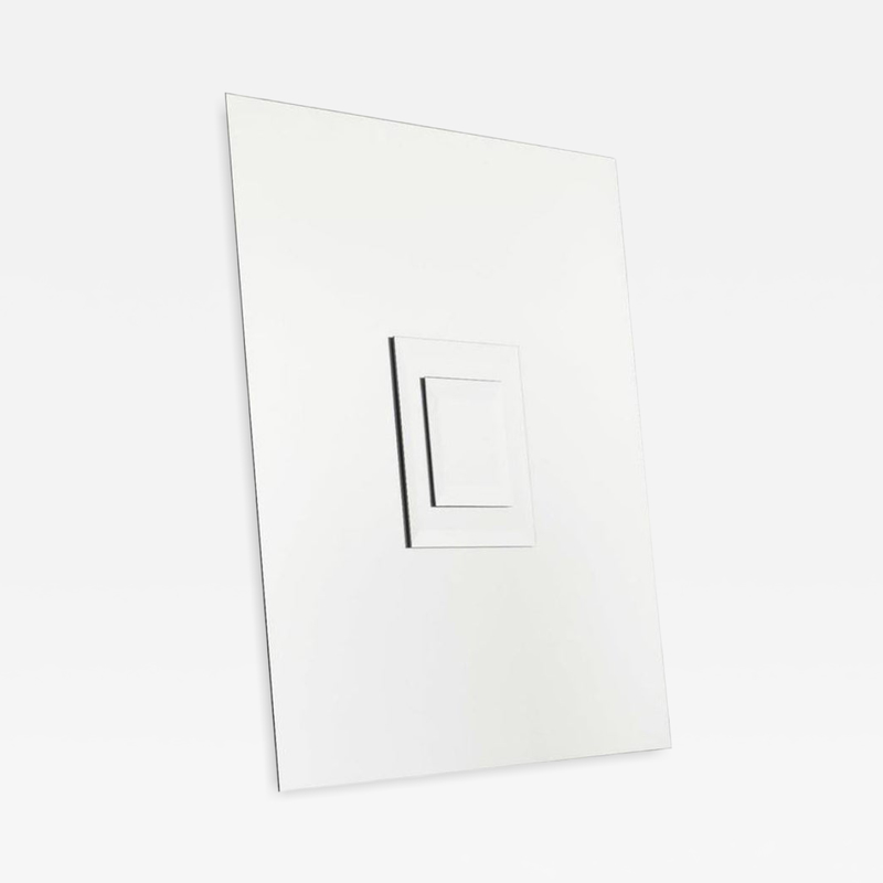 Michel Martens Michel Martens Rare Large Art Mirror 1970s