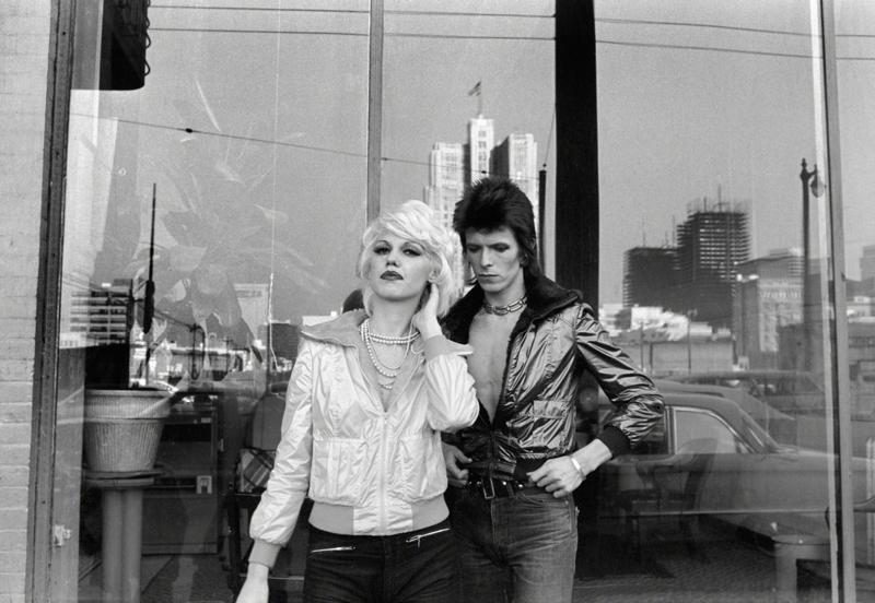 Mick Rock Bowie And Cyrinda Foxe