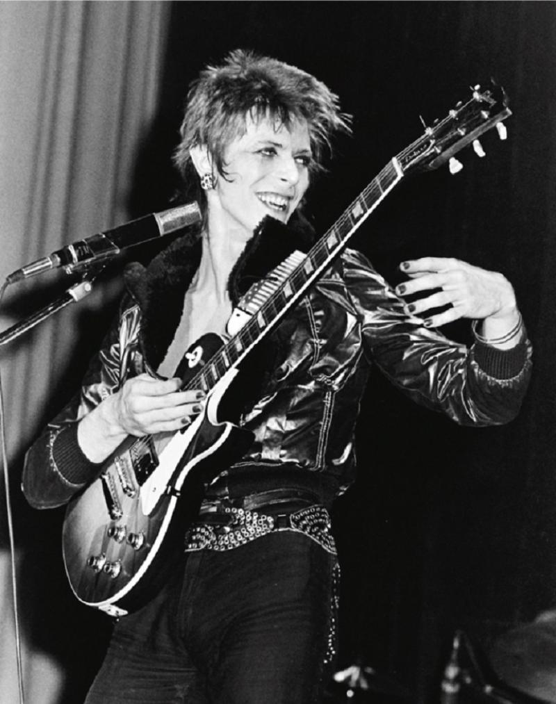 Mick Rock Bowie On Stage