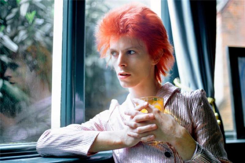 Mick Rock David Bowie At Haddon Hall