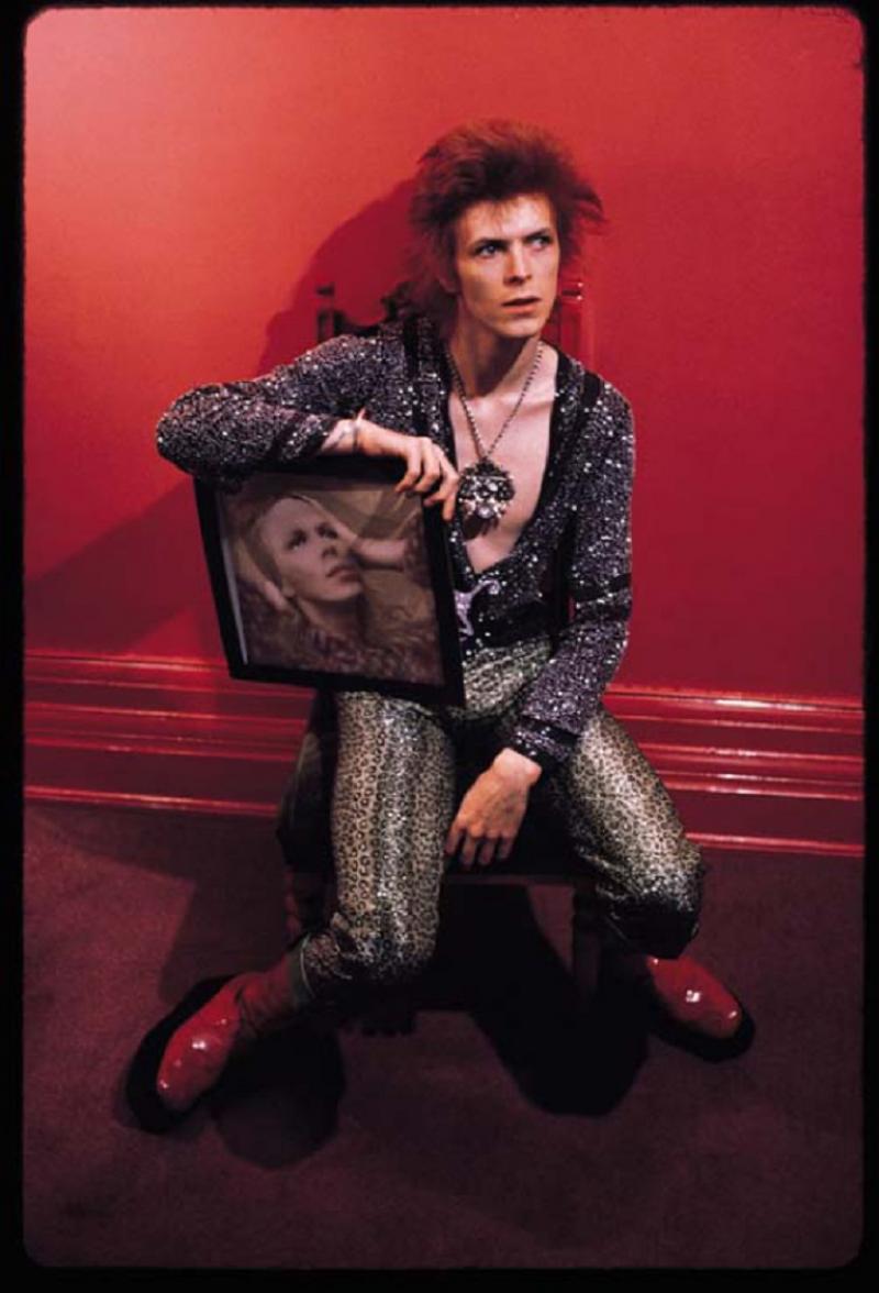 Mick Rock David Bowie With Hunky Dory