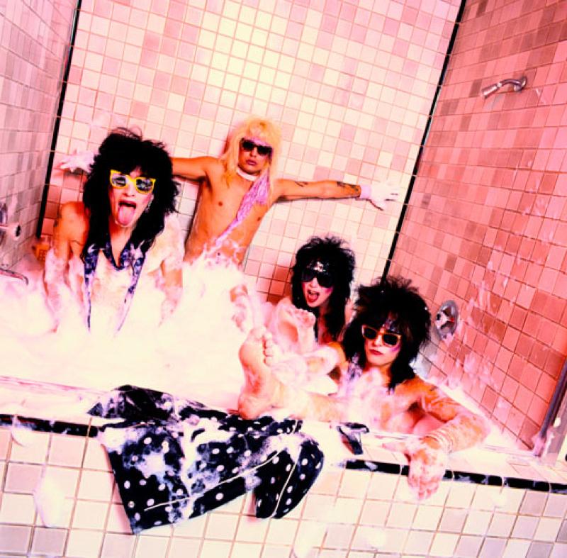 Mick Rock Motley Crue Bubble Bath