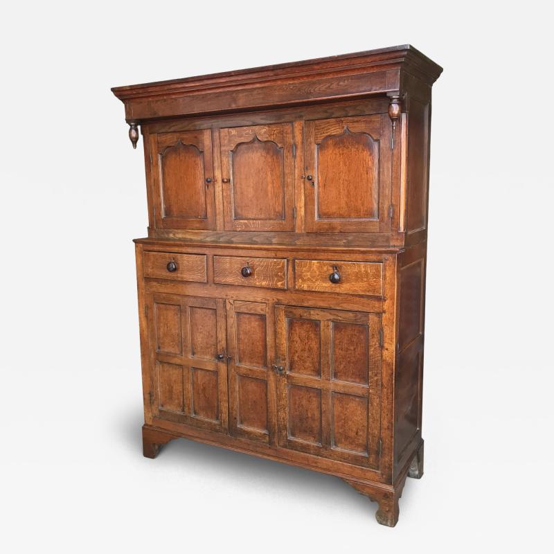 Mid 18th Century Oak Court Cupboard