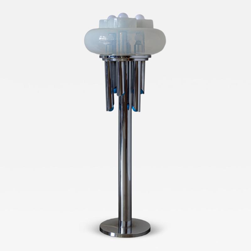 Mid 20th Century Tubular Floor Lamp attr to Carlo Nason Italy