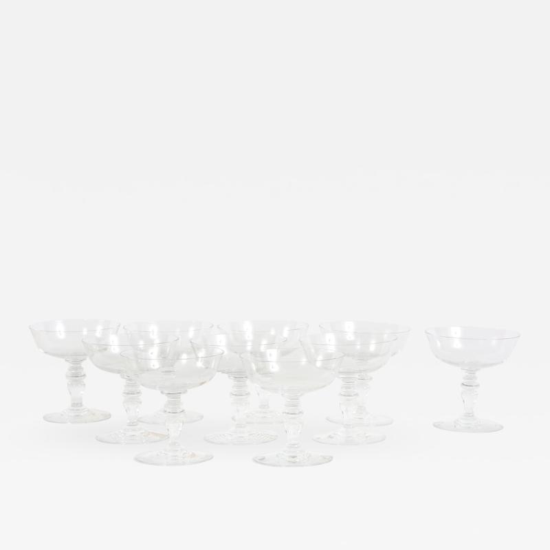 Mid 20th century Baccarat crystal Barware Service Ten