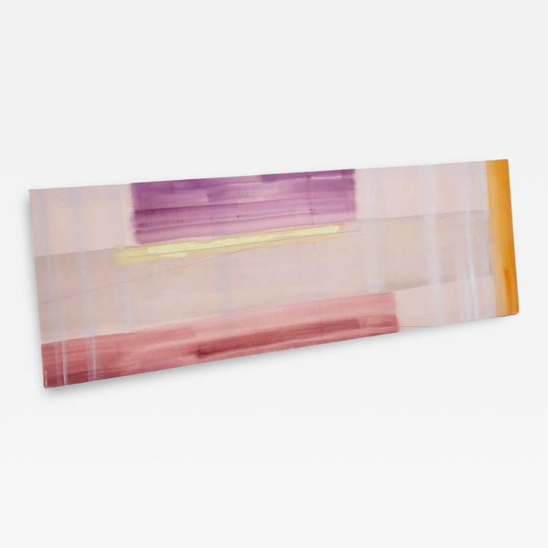 Mid Century Abstract Acrylic Painting on Canvas