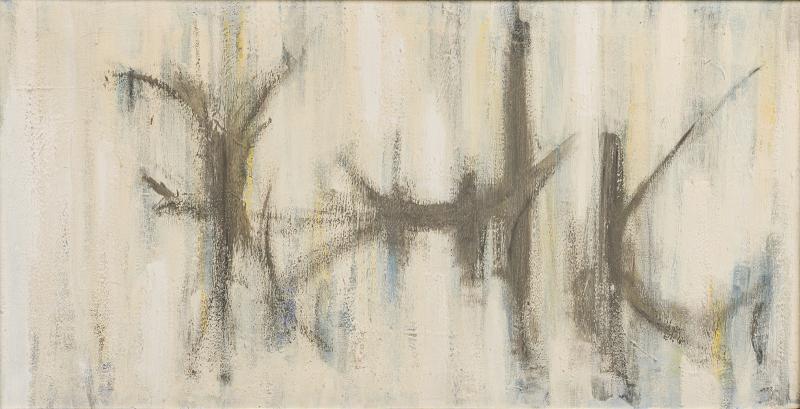 Mid Century American Calligraphic Abstract Painting