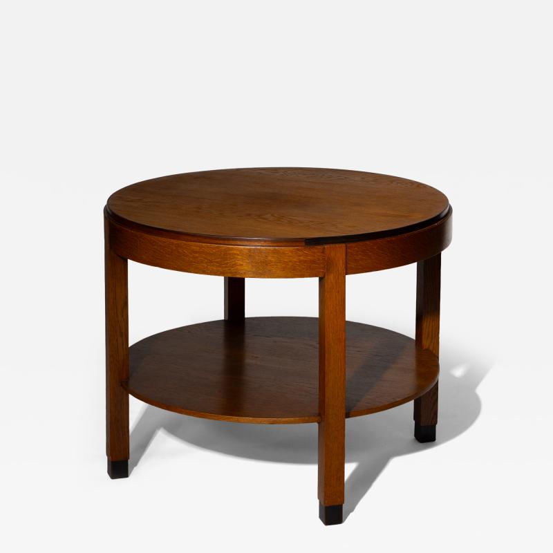 Mid Century Amsterdam School Side Table 1920s