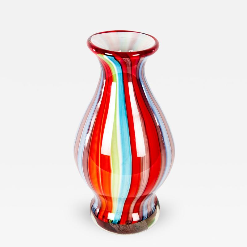 Mid Century Art Glass Decorative Piece Vase
