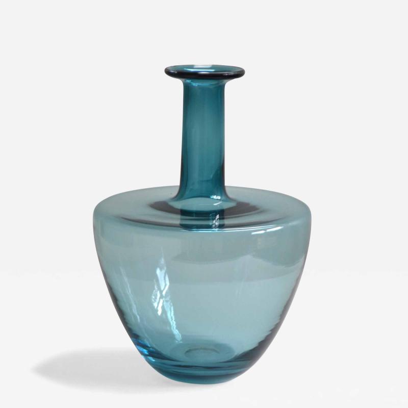 Mid Century Blown Glass Jar Form Vase
