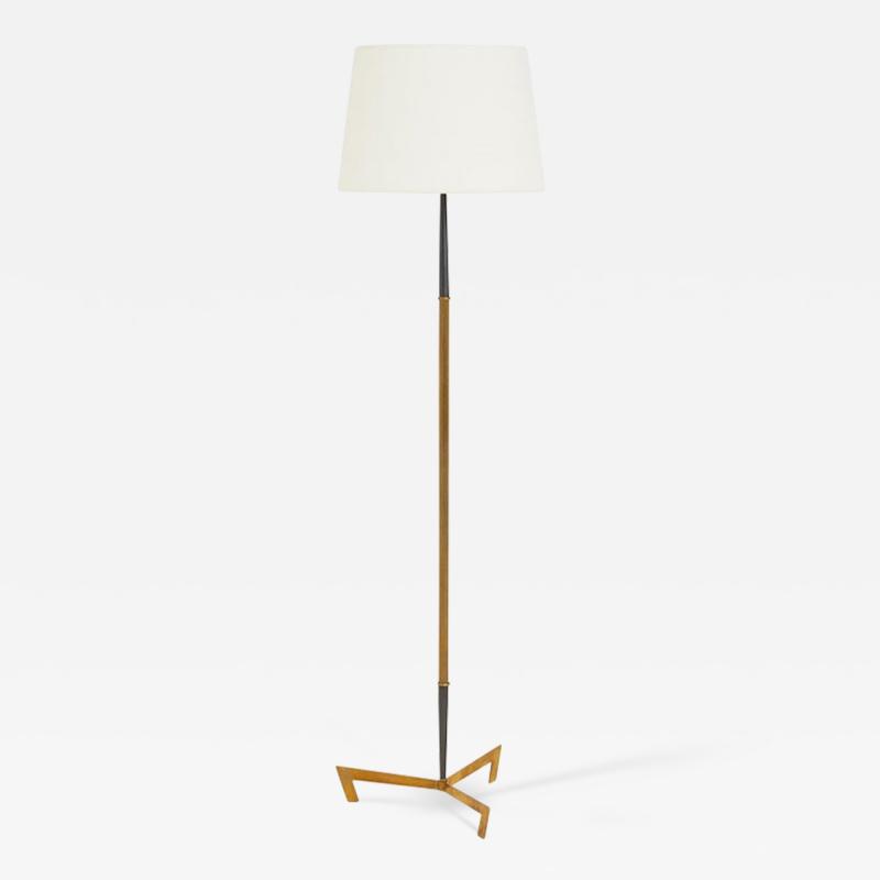 Mid Century Brass Floor Lamp