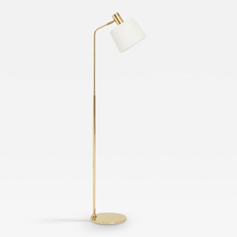 Mid Century Brass Reading Floor Lamp