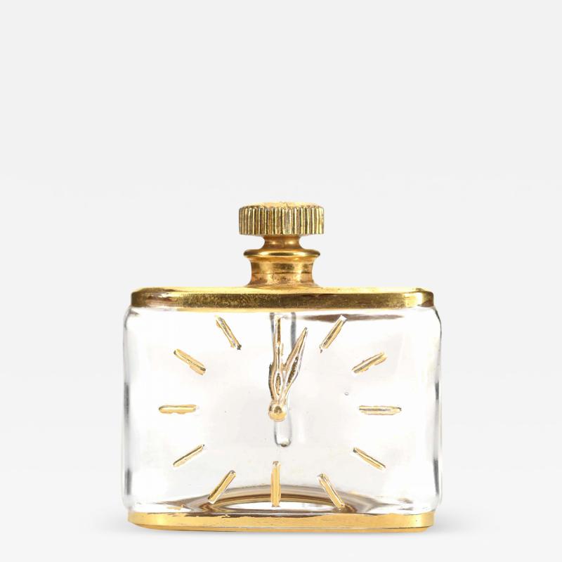 Mid Century Clock Design Perfume Bottle