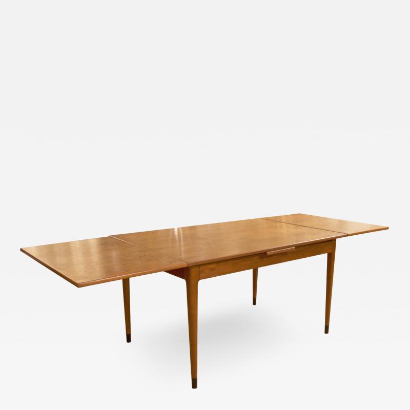 Mid Century Danish Dining Table with Extending Leaves