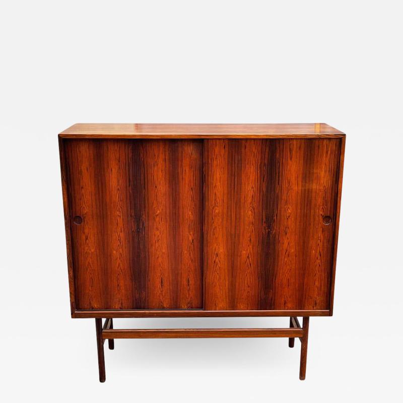 Mid Century Danish Modern Large Scale Cabinet Chest or Credenza in Rosewood