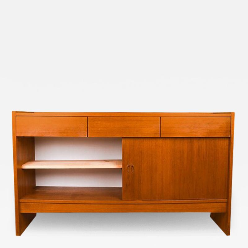 Mid Century Danish Teak Credenza Sideboard