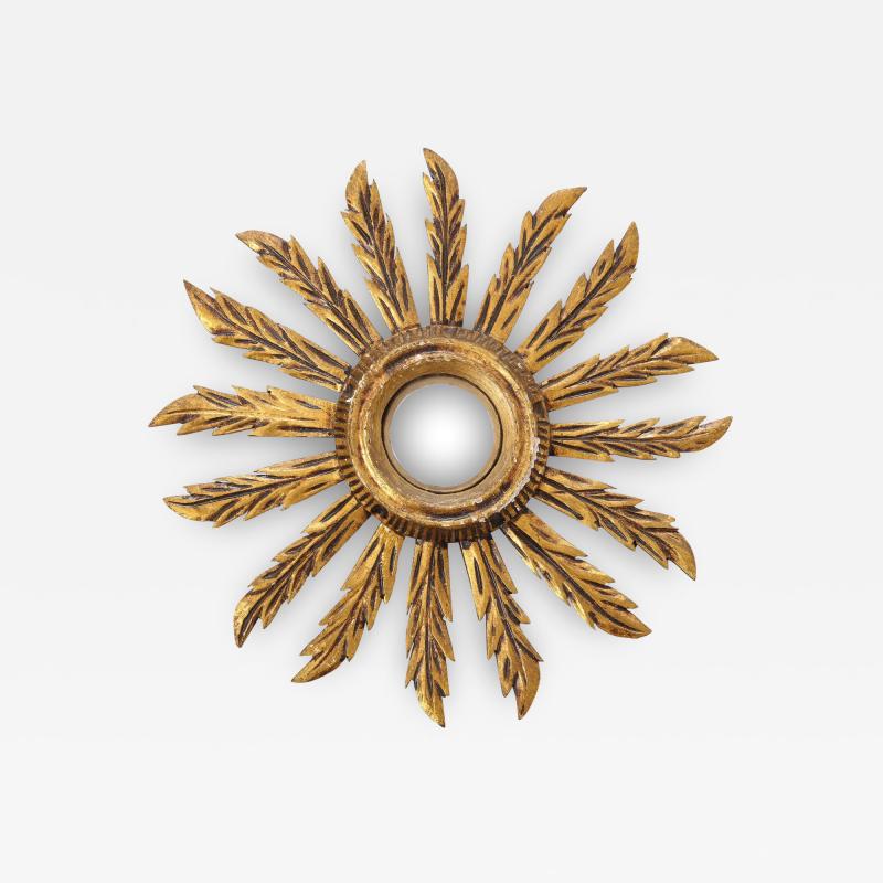 Mid Century Diminutive Starburst Mirror