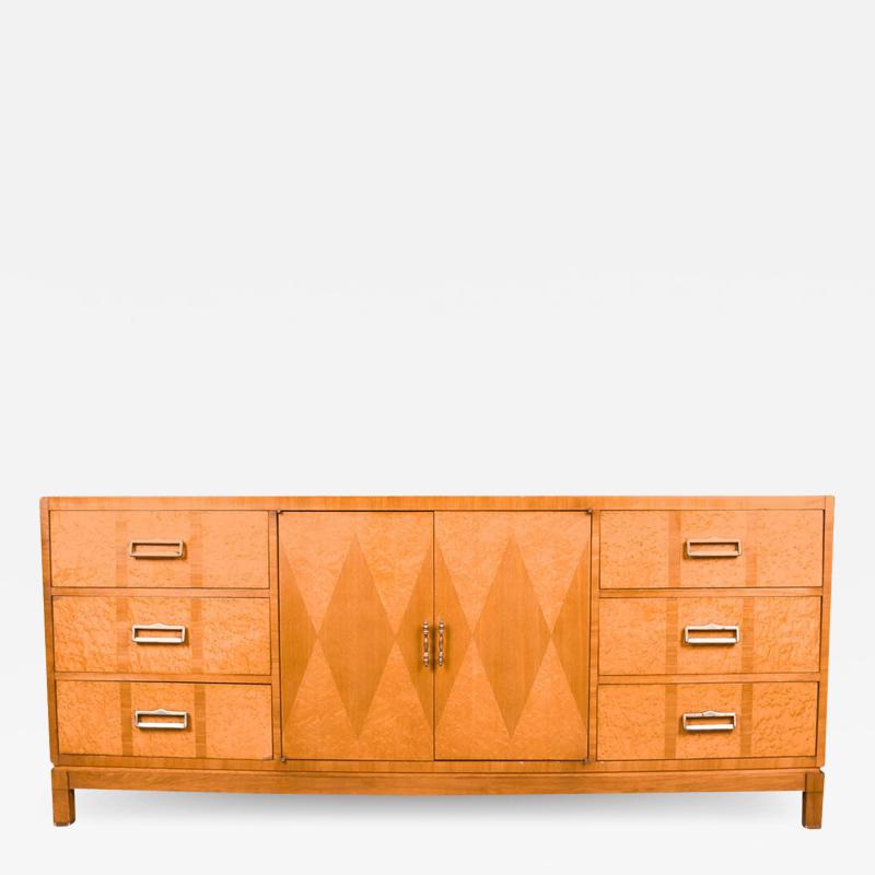 Mid Century Dresser Credenza Diamond Front