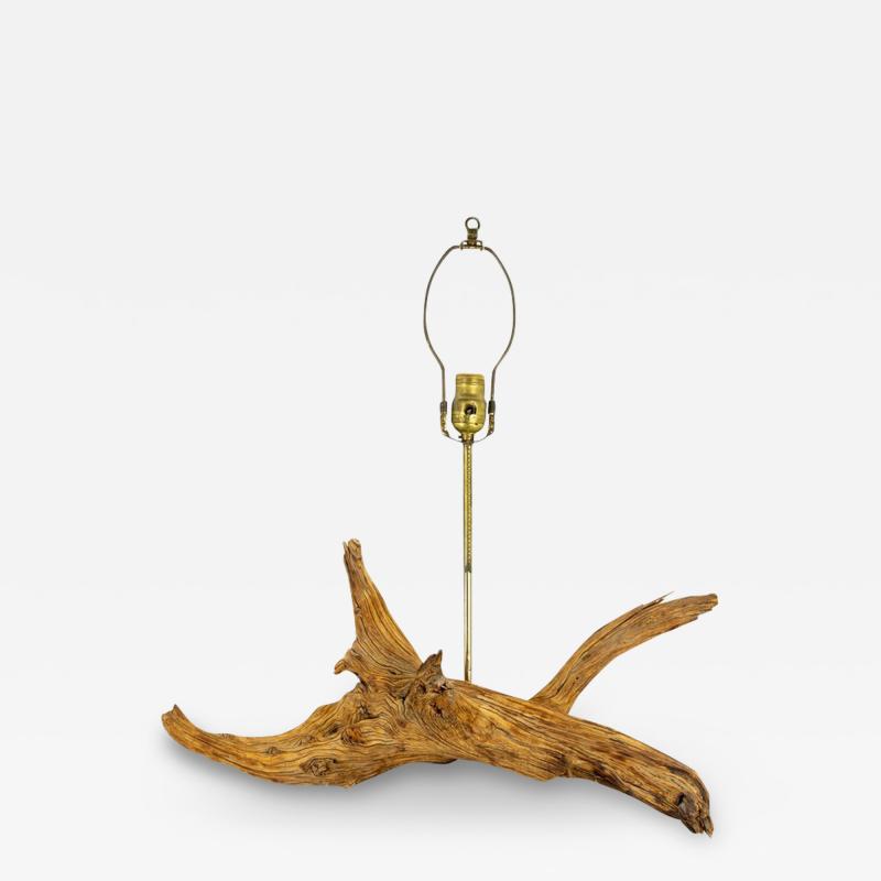 Mid Century Driftwood Table Lamp
