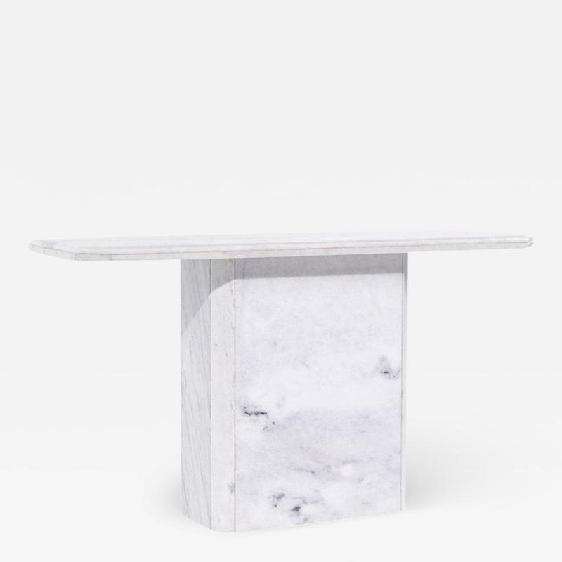 Mid Century Italian Marble Console Table
