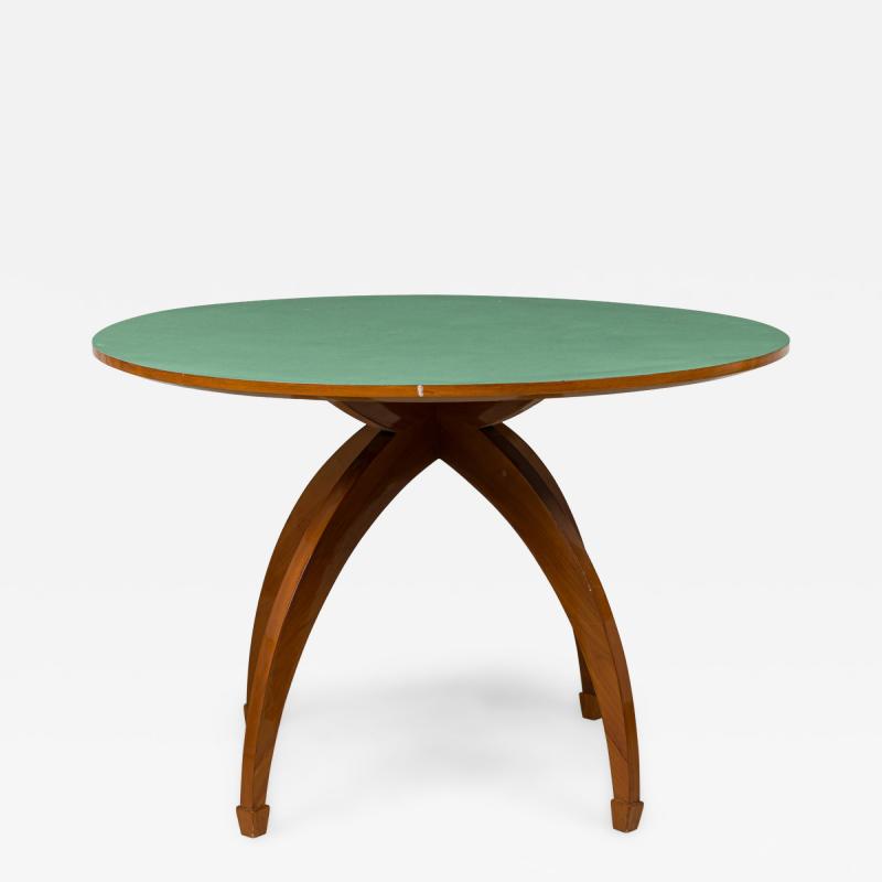 Mid Century Italian Modern Circular Breakfast Dining Table