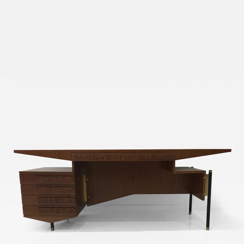 Mid Century Italian Sculptural Writing Desk