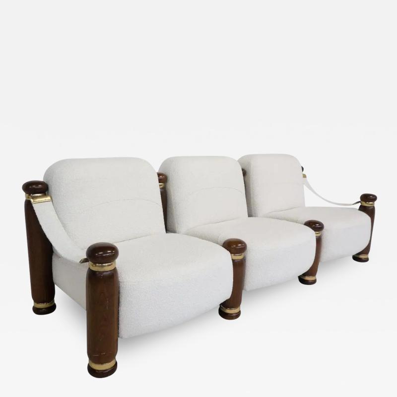 Mid Century Italian Three Seater Sofa