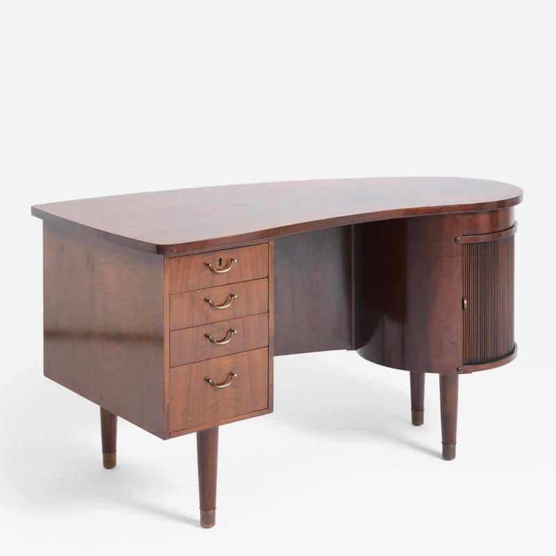 Mid Century Kidney Shape Desk