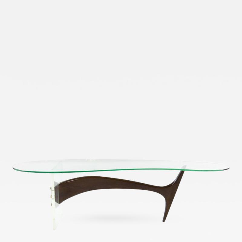 Mid Century Modern Asymmetric Coffee Table