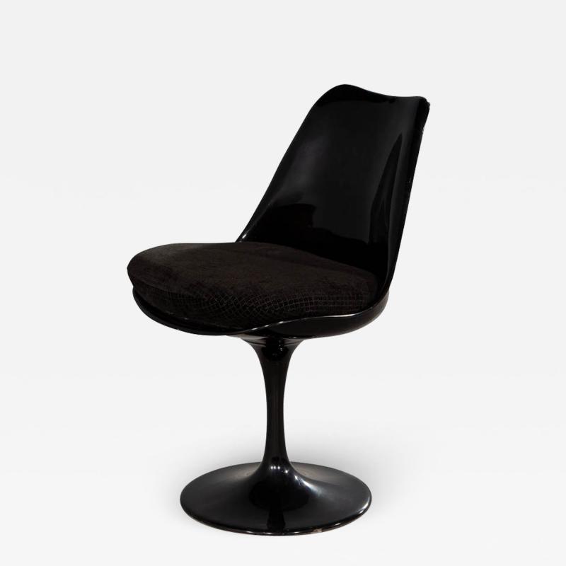 Mid Century Modern Black Tulip Chair