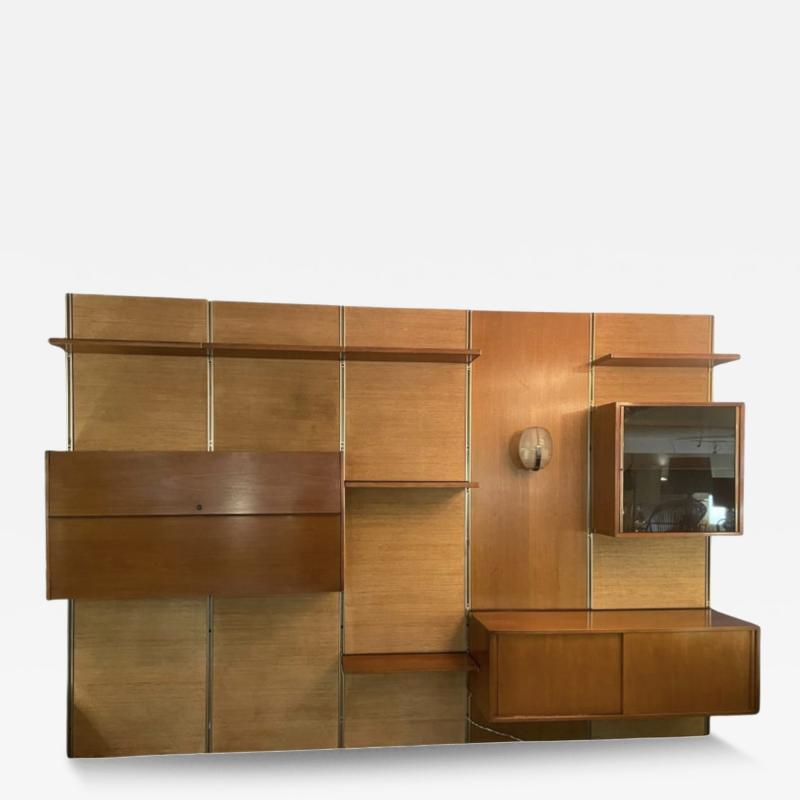 Mid Century Modern Bookcase E22 by Osvaldo Borsani Italy 1950s