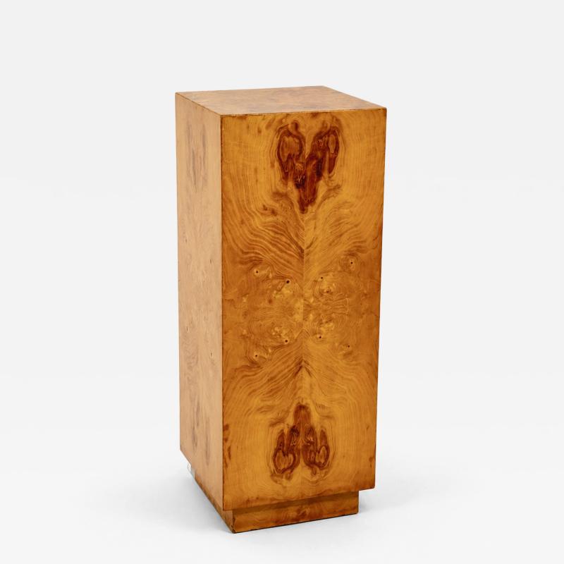 Mid Century Modern Burlwood Pedestal