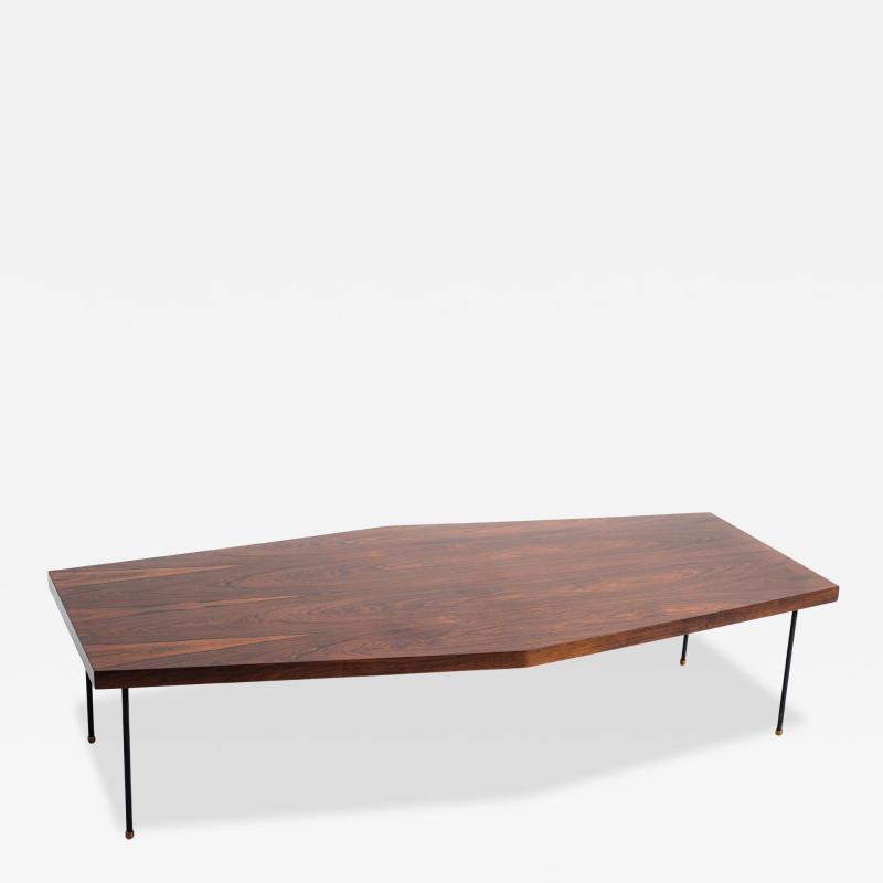Mid Century Modern Center Table by Brazilian Designer 1960s