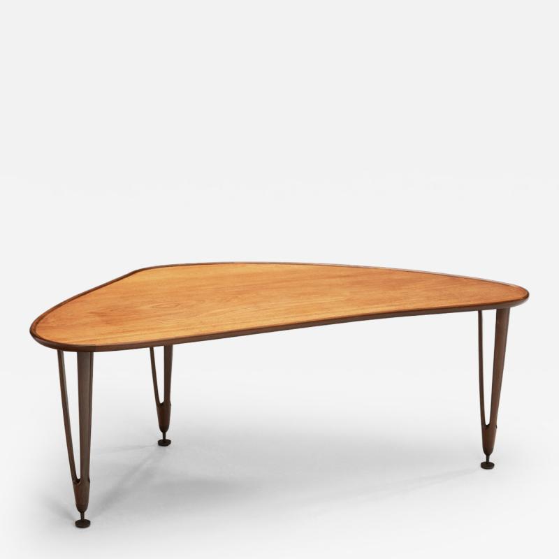 Mid Century Modern Coffee Table by BC M bler Denmark 1960s