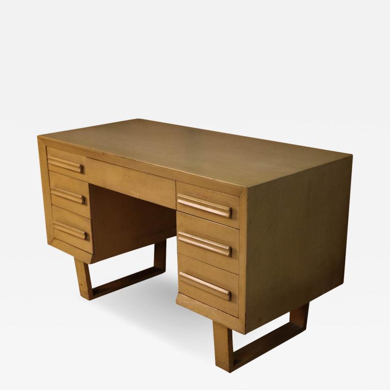 Mid Century Modern Double Pedestal Desk