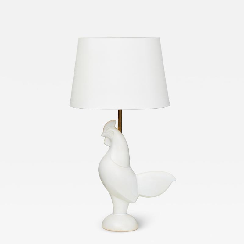 Mid Century Modern French ceramic Table Lamp 