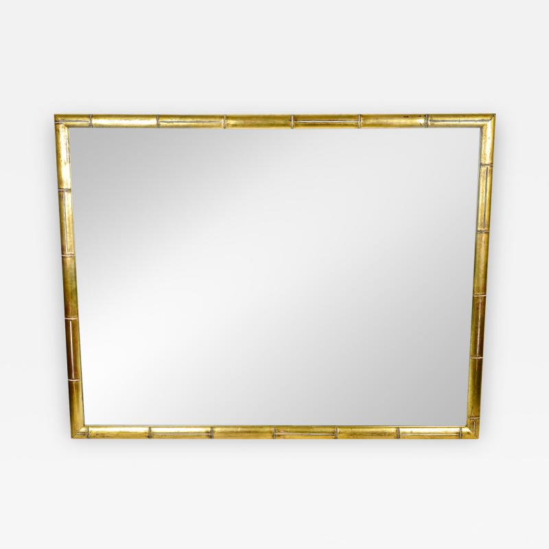 Mid Century Modern Giltwood Mantel Fireplace Hanging Mirror