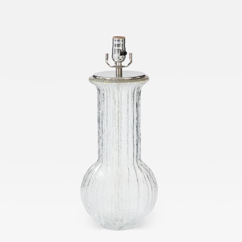 Mid Century Modern Glass Lamp Designed by Timo Sarpaneva