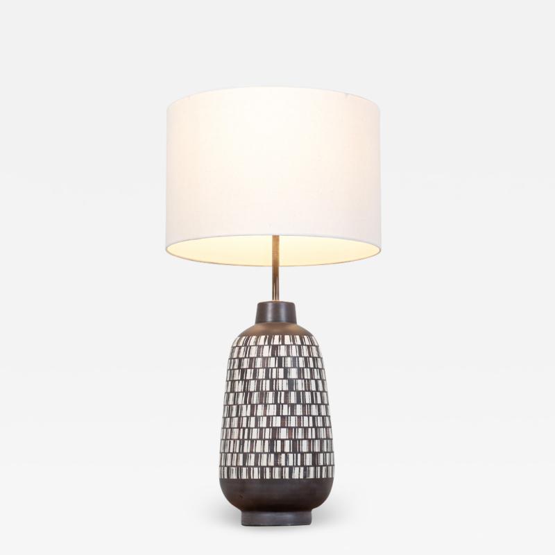 Mid Century Modern Italian Ceramic Table Lamp