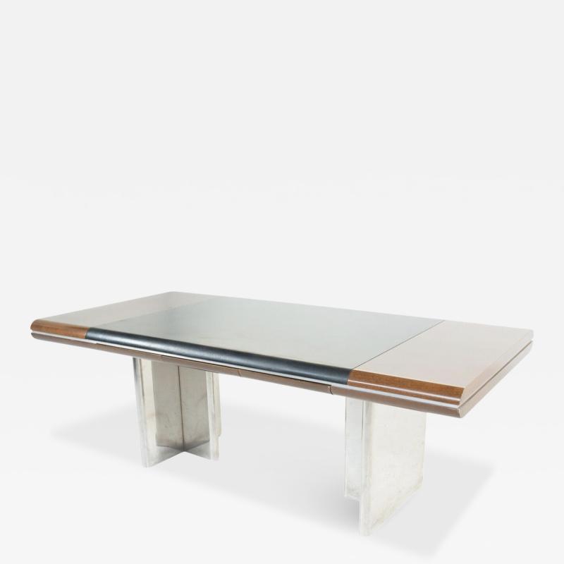 Mid Century Modern Italian Desk by Hans von Klier for Skipper 1970s