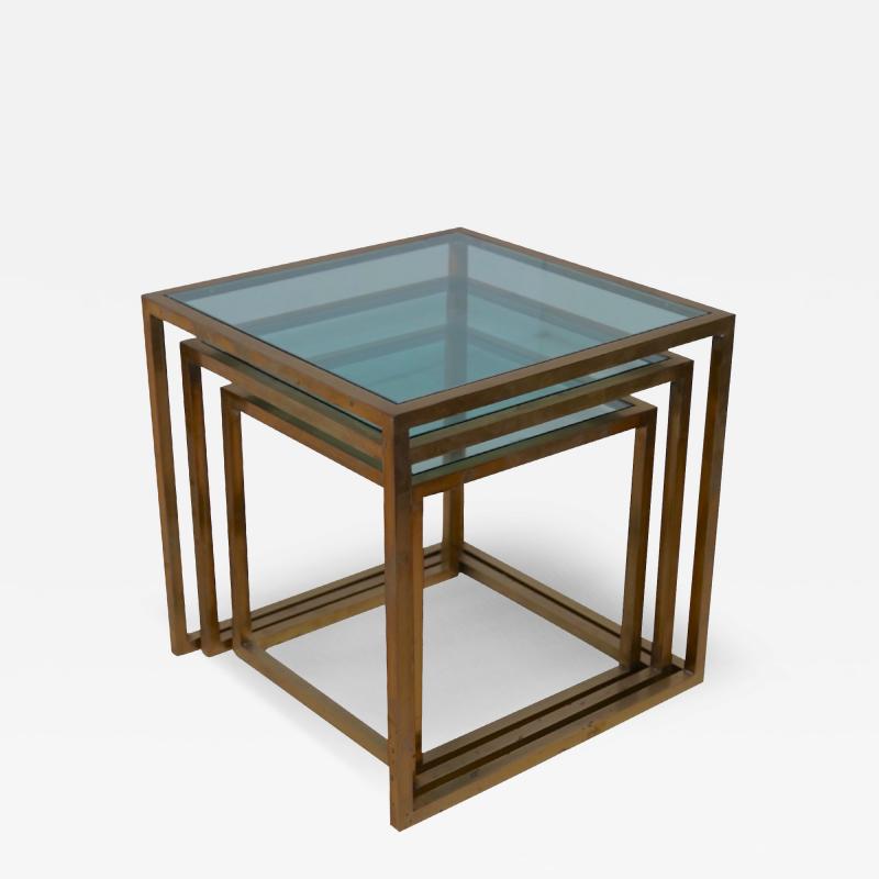 Mid Century Modern Italian Nest Side Table 1960s