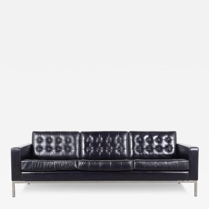 Mid Century Modern Leather Sofa