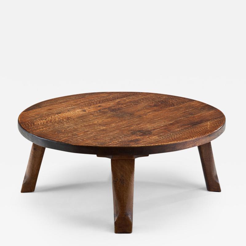 Mid Century Modern Oak Coffee Table Europe 1960s