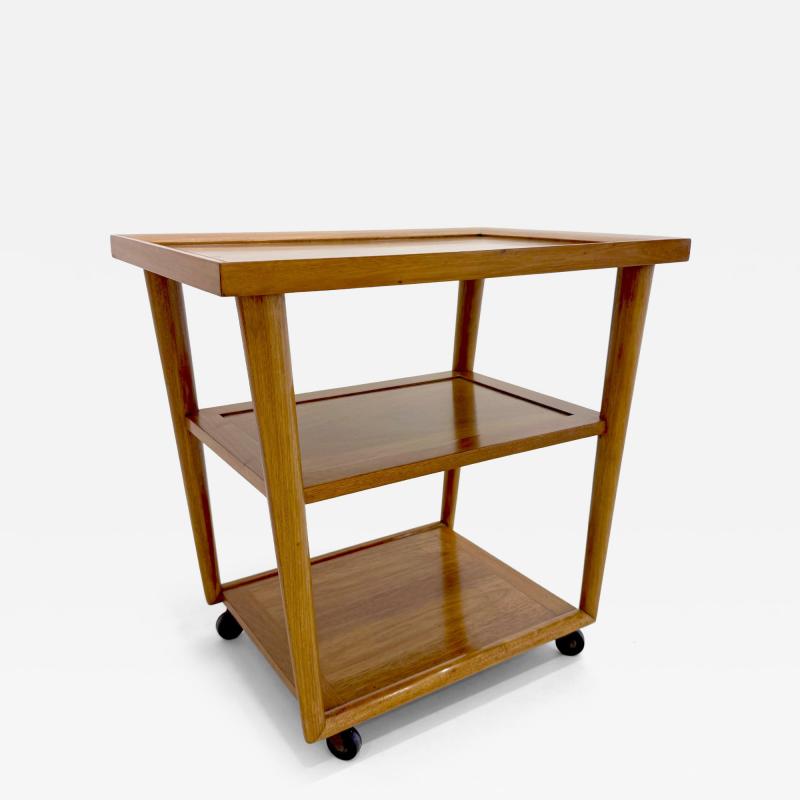 Mid Century Modern Rolling Bar Cart 