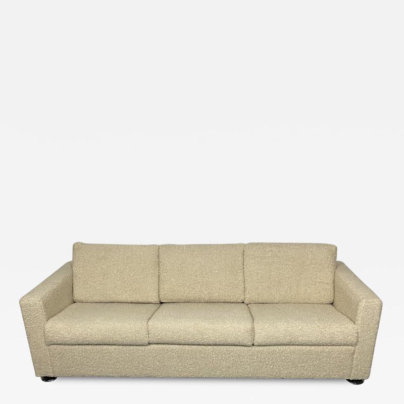Mid Century Modern Sofa by Stendig New Luxurious Boucle Switzerland 1950s