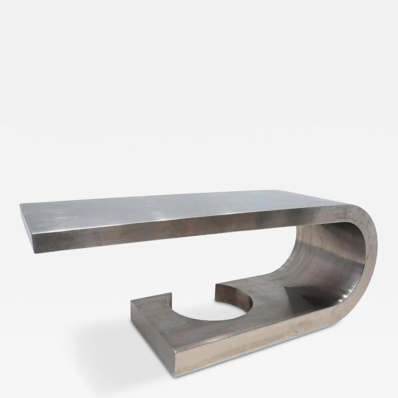 Mid Century Modern Steel Desk Diapason by Marzio Cecchi 1968
